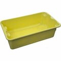 Mfg Tray Molded Fiberglass Nest and Stack Tote 780208 - 17-7/8" x10"-5/8" x 5" Yellow 780208-5126